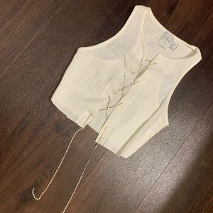 Cropped princess polly top for going out